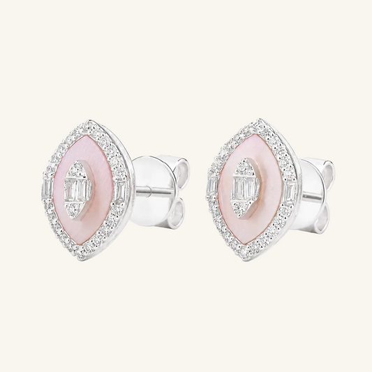 Pink Opal Earring